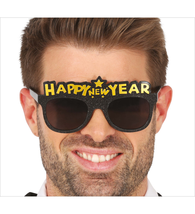 Stylové brýle Happy New Year
