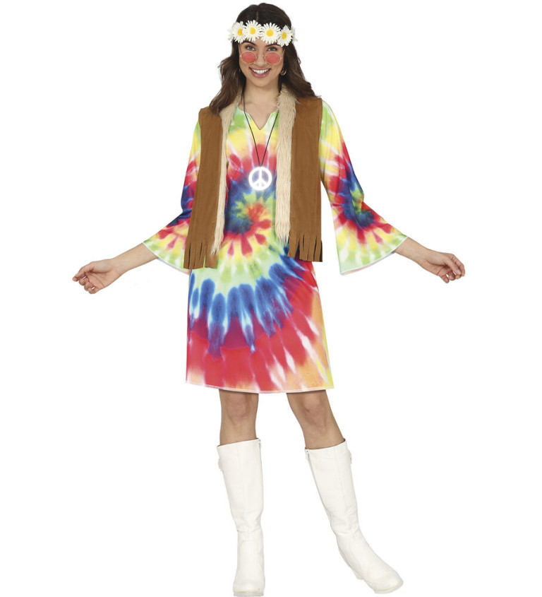 Dámský kostým Hippie styl 60. let