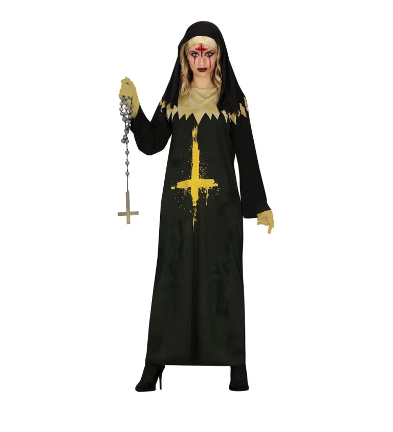 Dámský kostým Jeptiška Halloween
