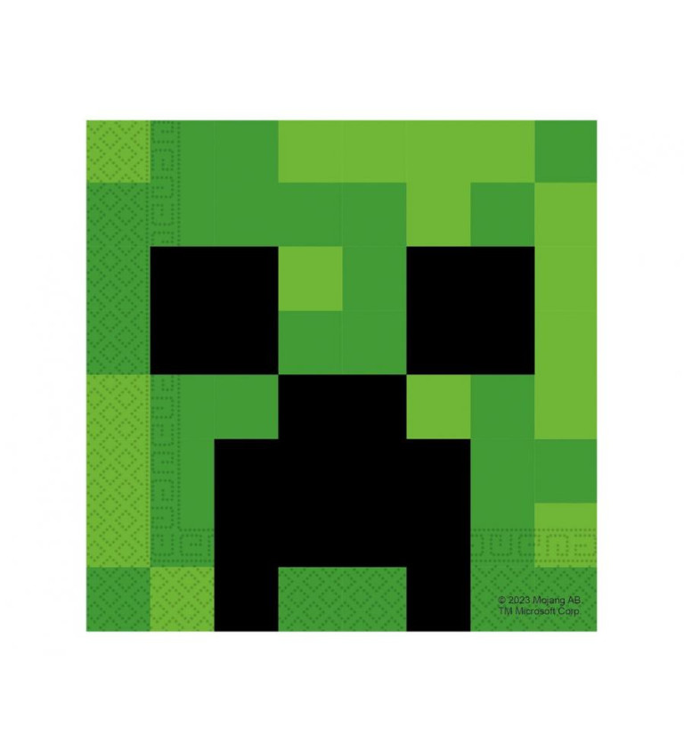 Papírové ubrousky - Minecraft