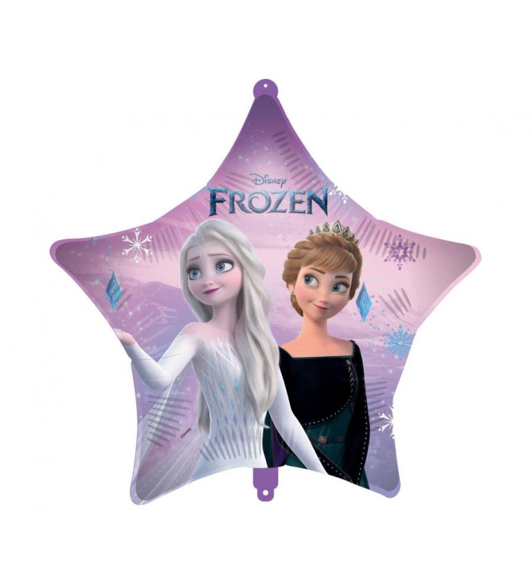 Frozen hvězda – fóliový balónek Disney