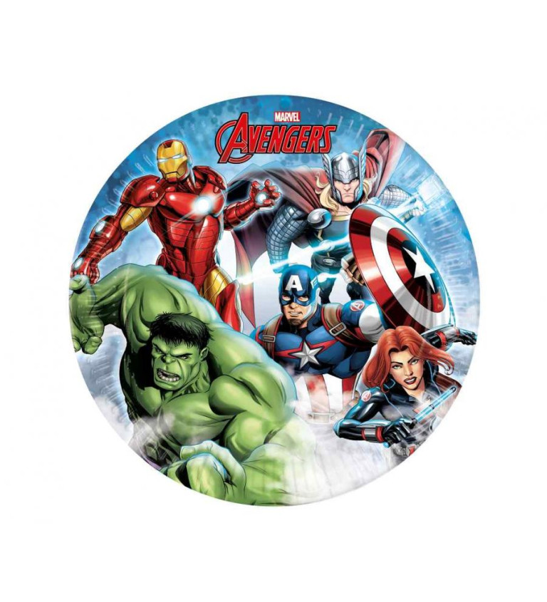 Papírové talíře Avengers