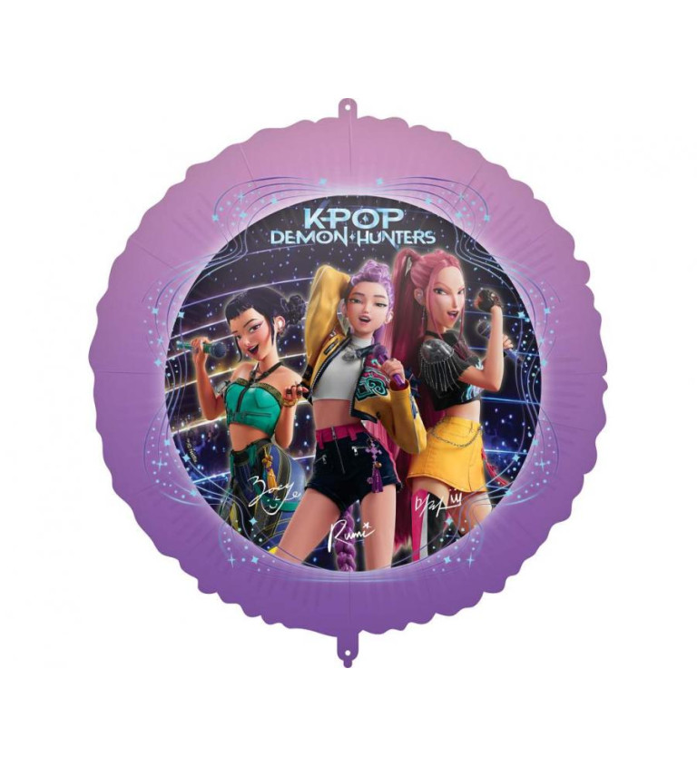 K-POP Demon Hunters – fóliový balónek