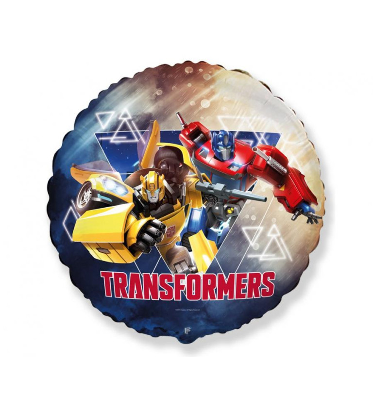 Transformers fóliový balónek – Optimus Prime & Bumblebee
